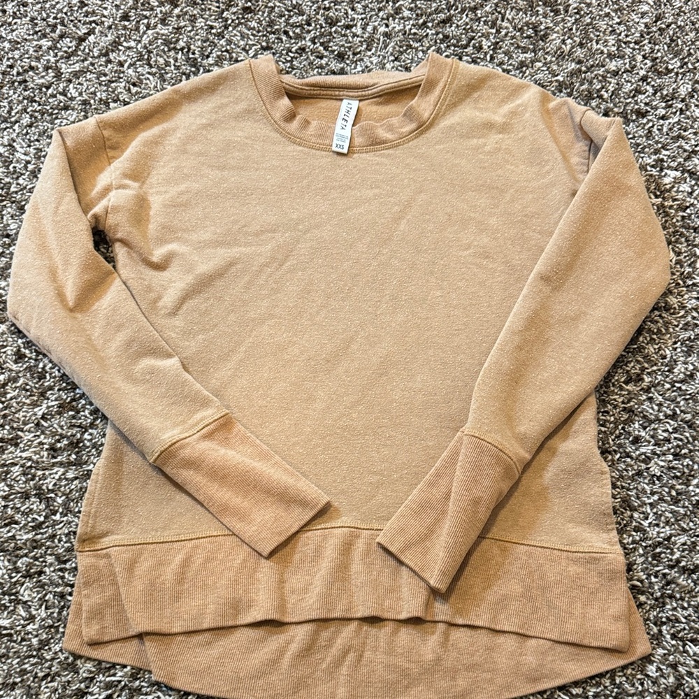 Athleta Tan Sweatshirt